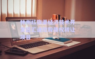 林州紅旗渠經濟技術開發(fā)區匯通控股債權轉讓項目